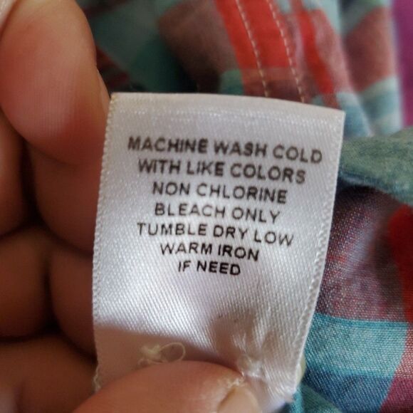 Johnnie O Hangin Out Mens M Plaid Button Up Shirt Short Sleeve Cotton JMWS4420 - Picture 16 of 16